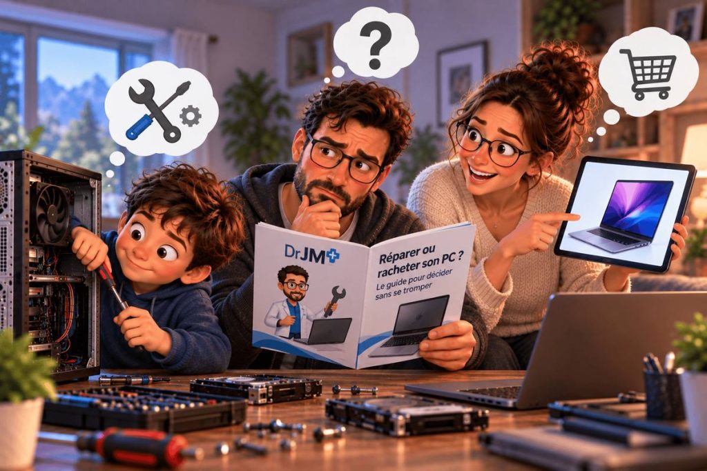 Réparer ou racheter son PC — diagnostic Dr JM